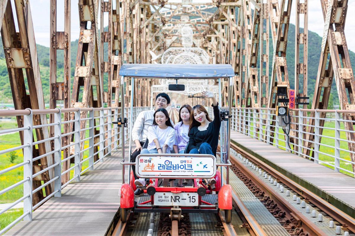 Gimhae Gaya Theme Park + Nakdonggang River Railbike + Gamcheon Culture Village One day tour