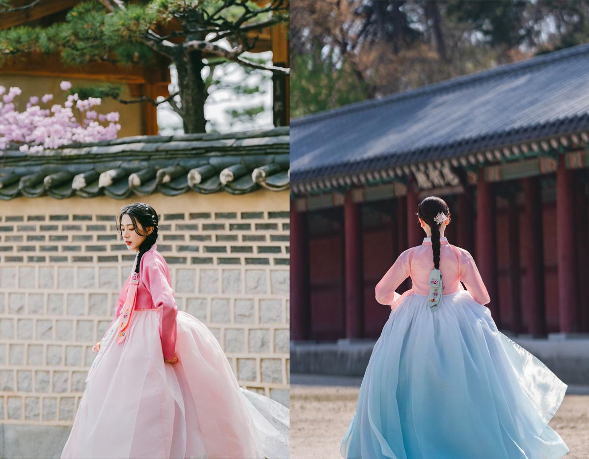 Noleggio e servizio fotografico di Hanbok tradizionali vicino all'armadio GyeongbokgungㅣHanbok