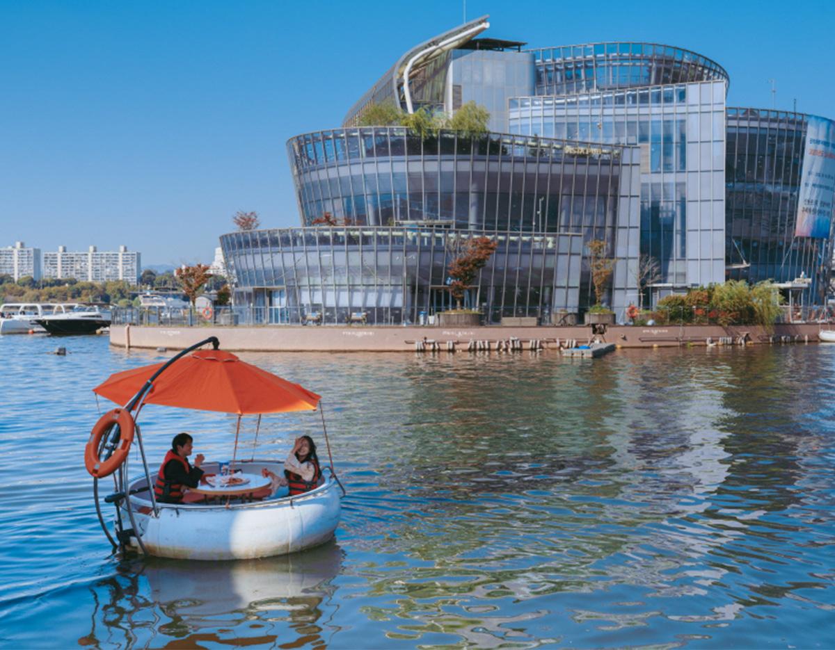 Seoul Han River Banpo Sevit Island Tubester Boarding Pass