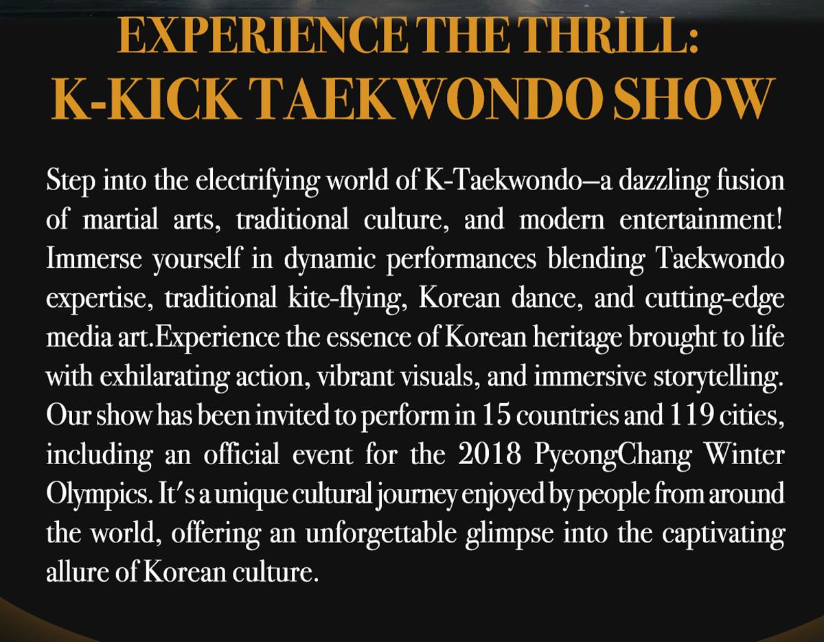 K-Kick Taekwondo Show