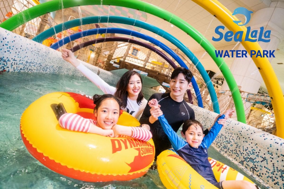 SeaLaLa Waterpark + Jjimjilbang & Sauna 12-Hour Pass (Weekends & public holidays only)