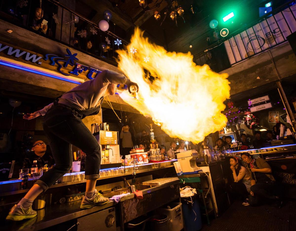 Comida mexicana y pizza