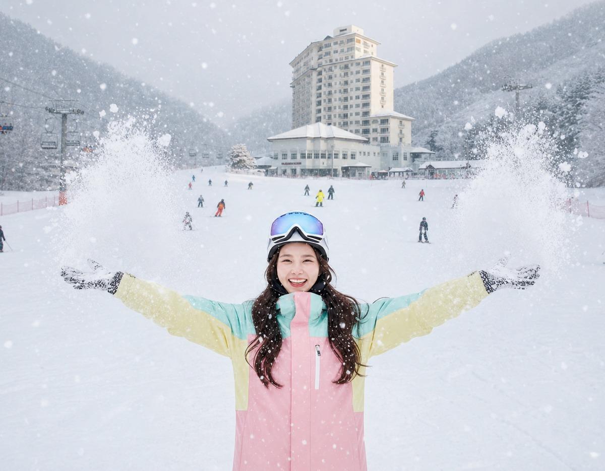 Elysian Gangchon Winter Ski Day Tour