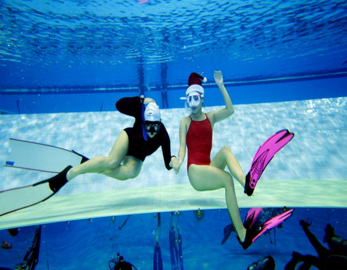 diving