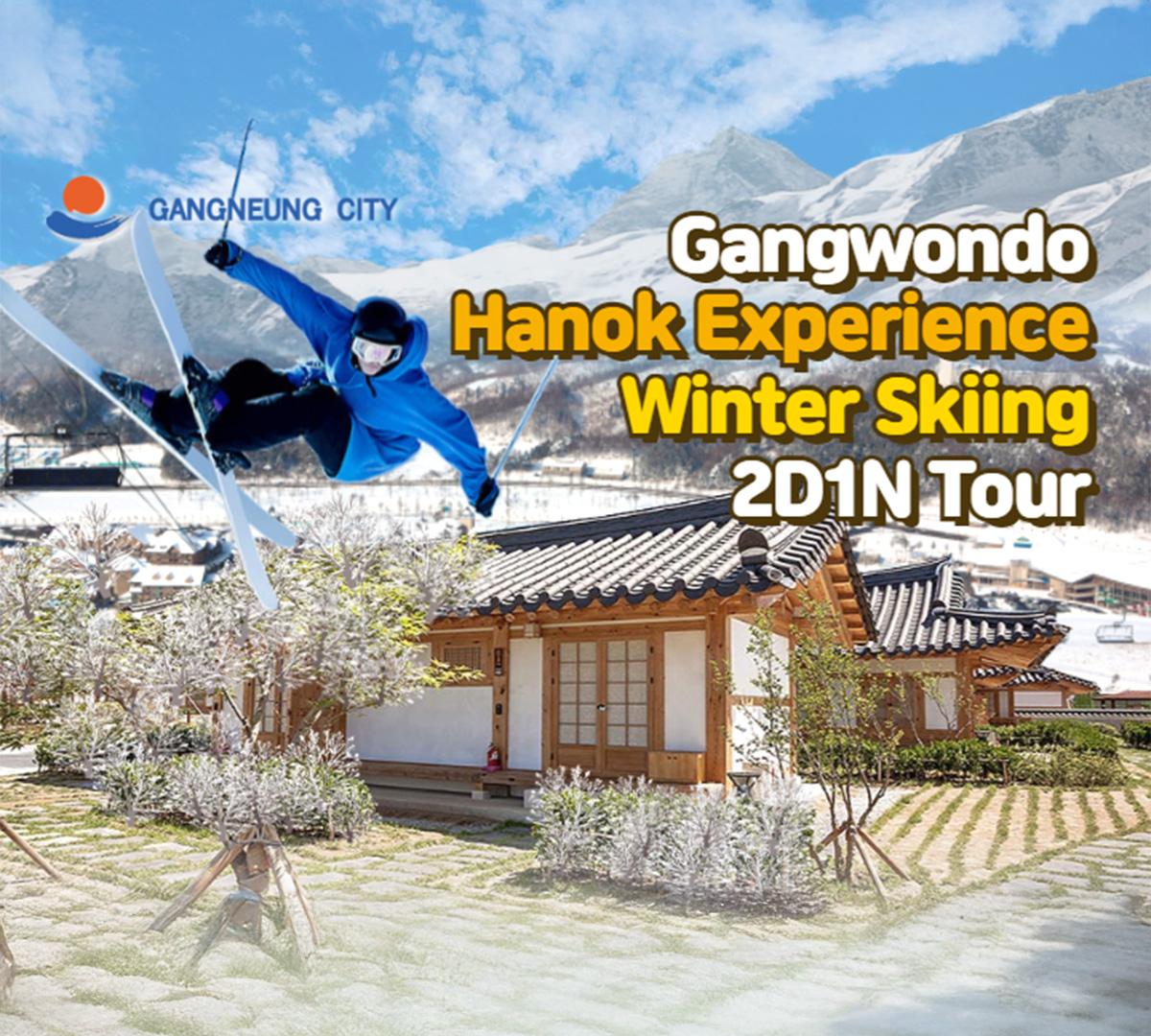 Gangneung Winter Limited Ski & Hanok Experience 1 Night 2 Days Tour (Departing from Seoul)-image