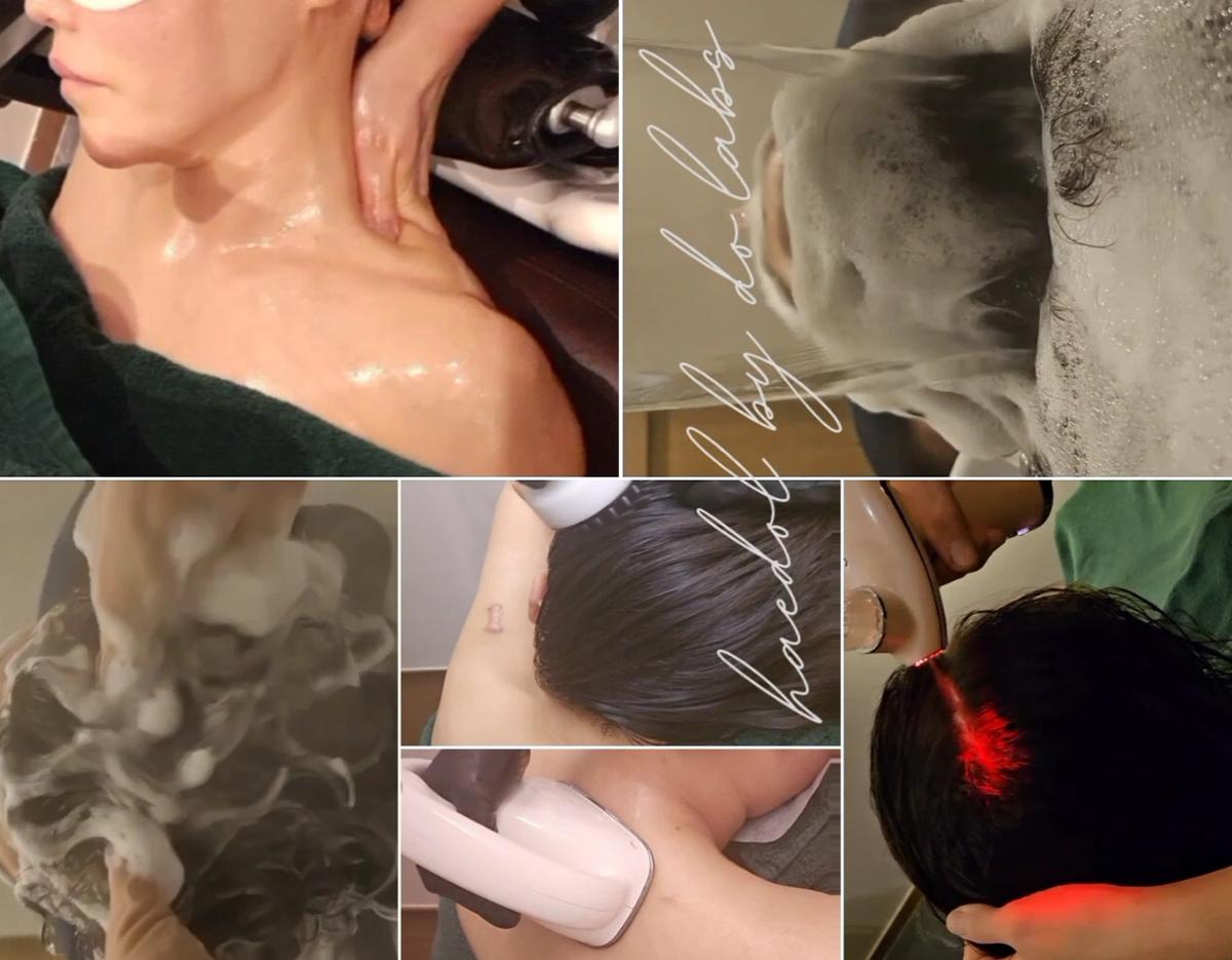 Haesol headspa massage scalp care beauty facial