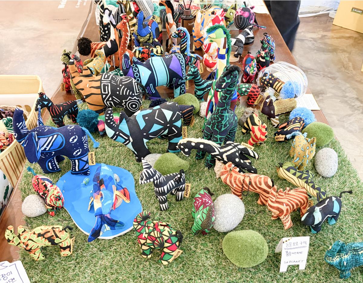 Ambiente de la tienda en Seongsu