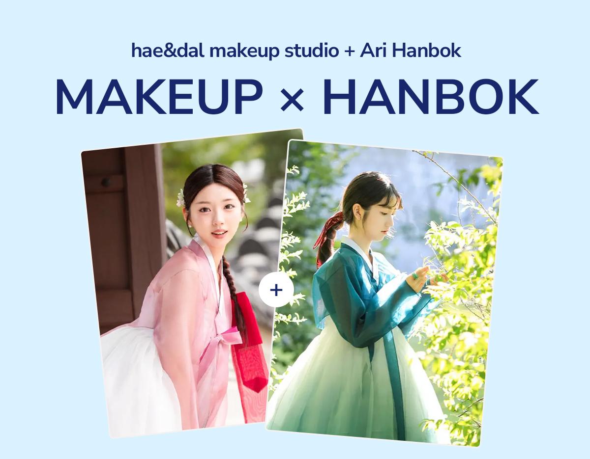 hae&dal makeup studio x ARI hanbok