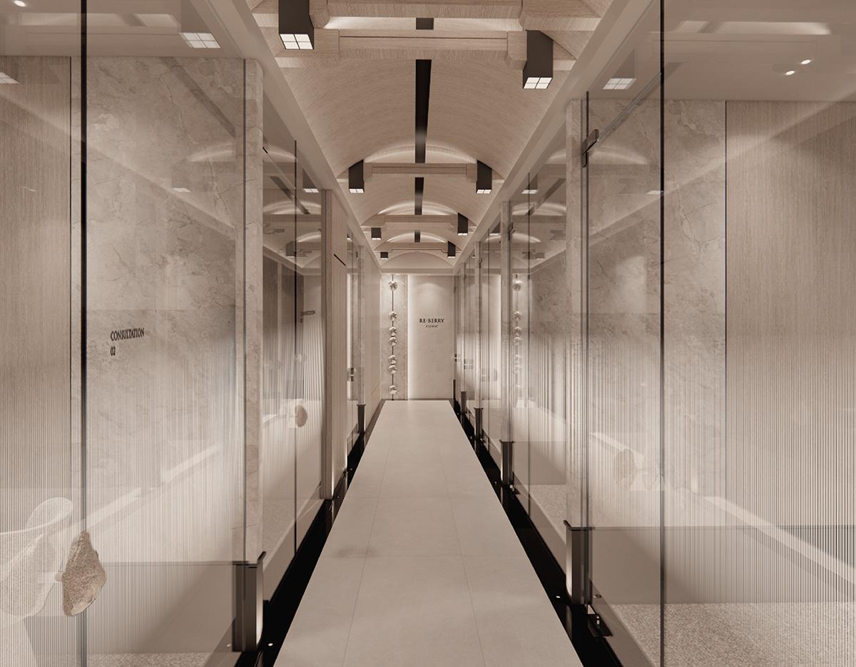 Interno e strutture per trattamenti di RE:BERRY Clinic Gangnam