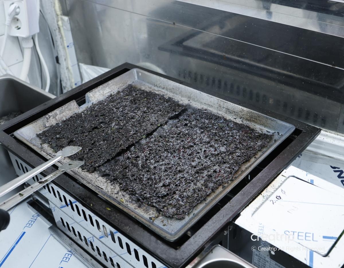 店内手工烘烤海苔