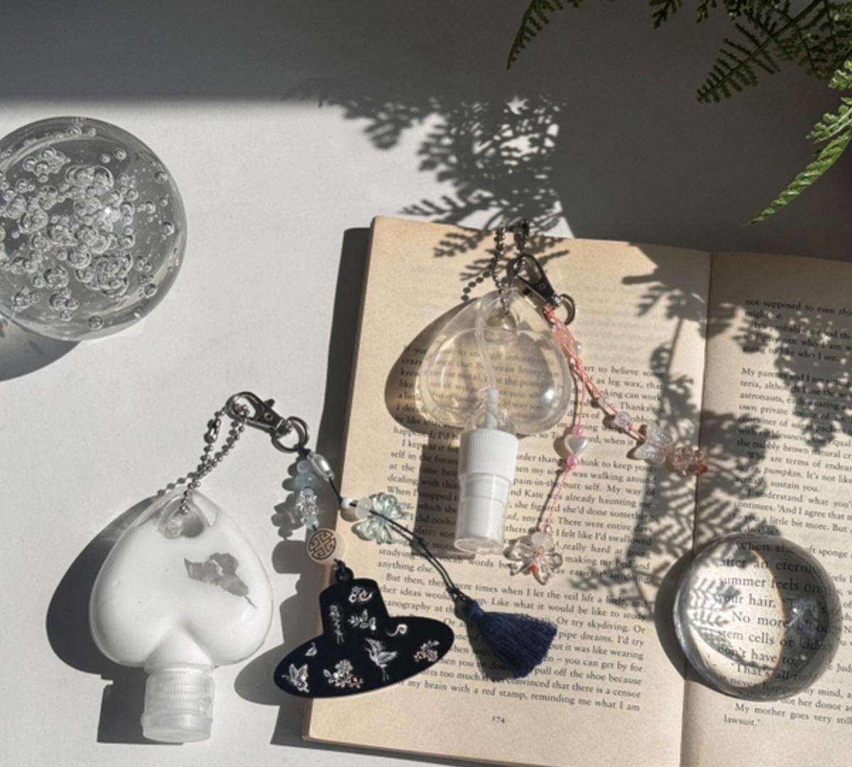 Korean-inspired Beaded Keyring Perfume, Hand Cream Making Experience