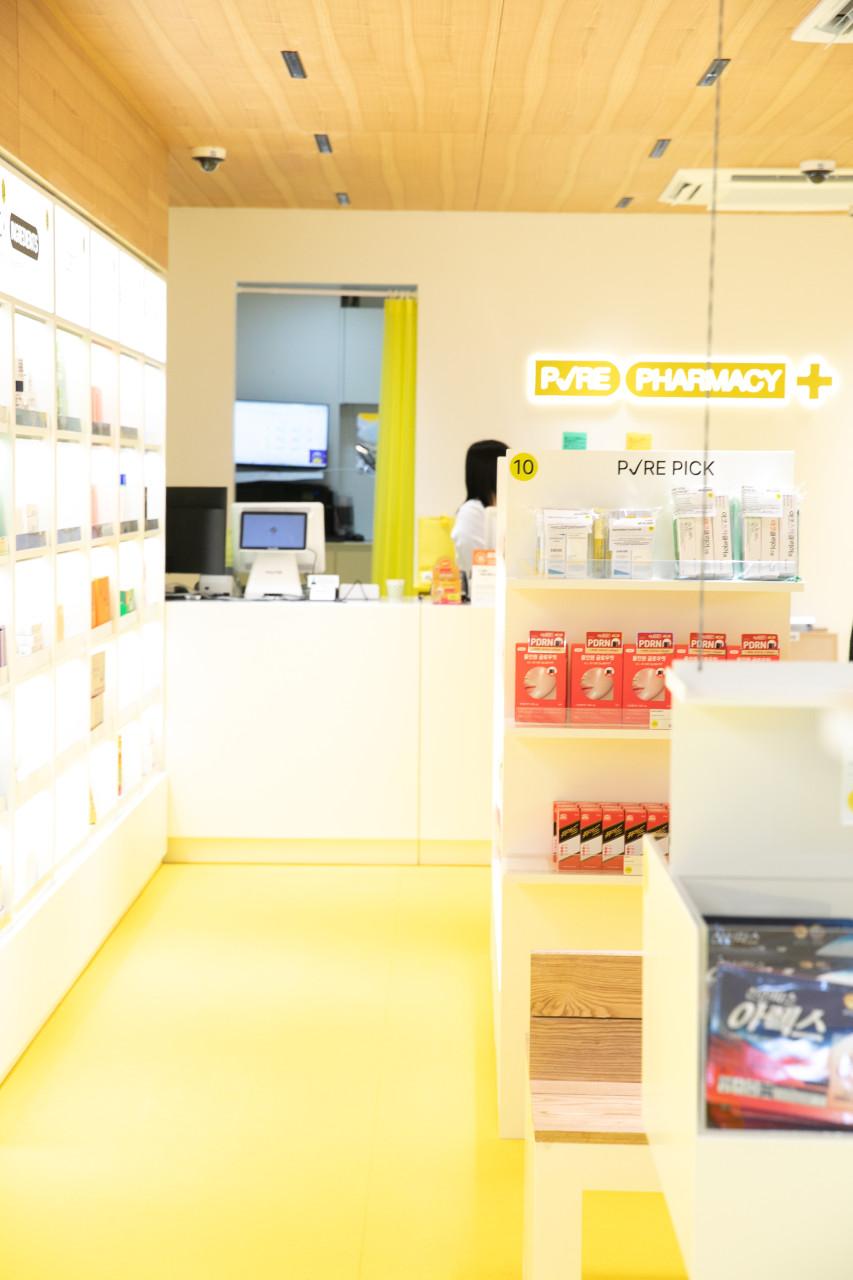 Pure Myeongdong Pharmacy interior