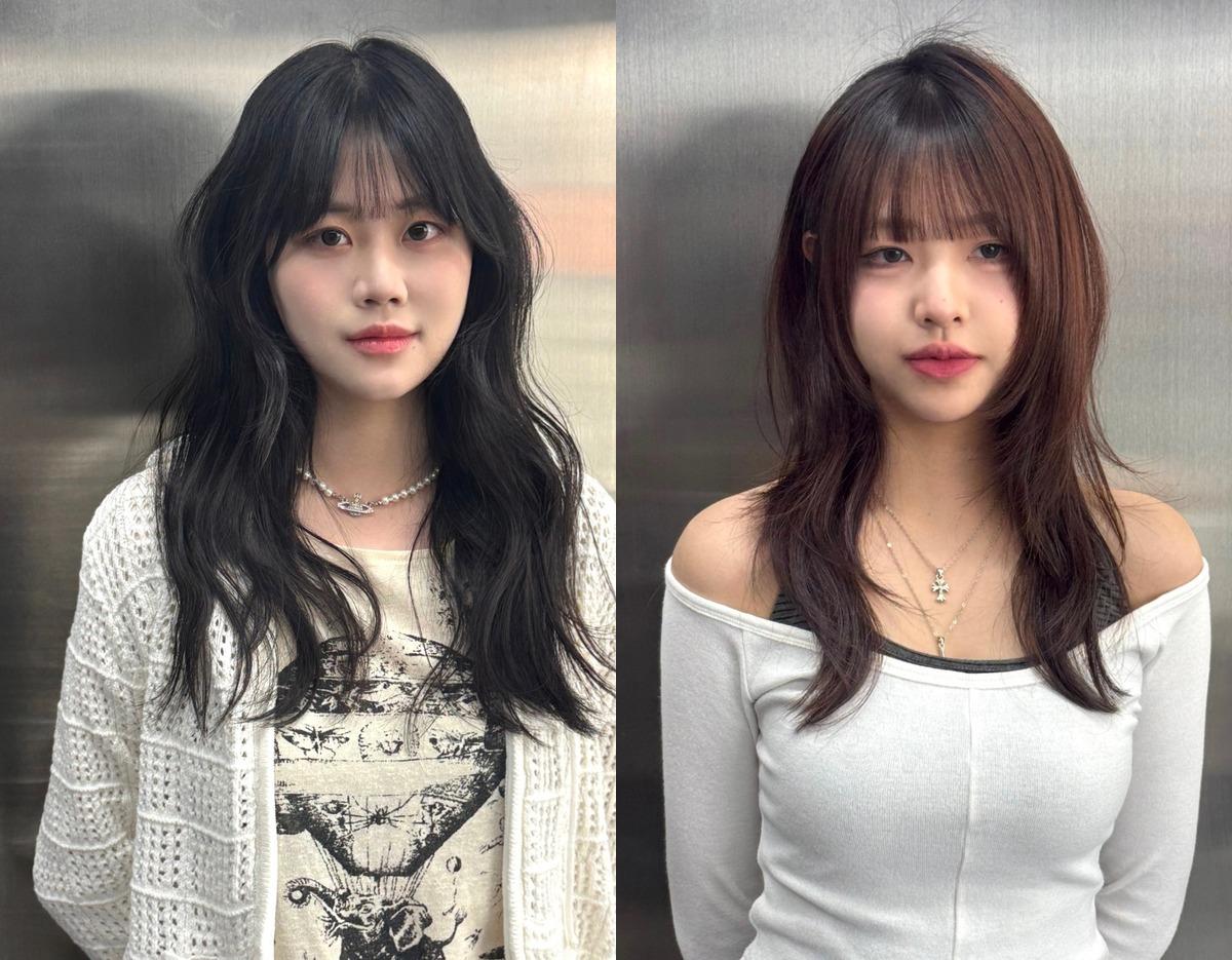 나나로그 명동점 헤어 스타일 1/2 콜라주 3
