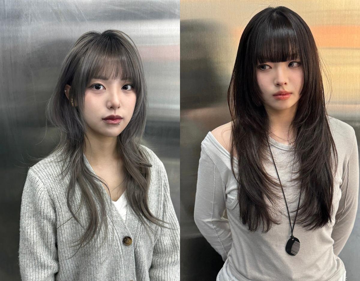 나나로그 명동점 헤어 스타일 1/2 콜라주 2