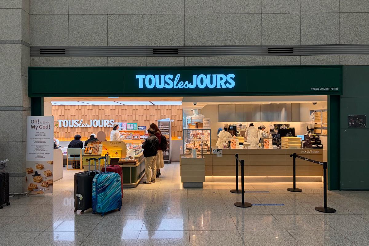 TOUS les JOURS Инчон нисэх онгоцны буудал T1 Ирэлт салбар 1