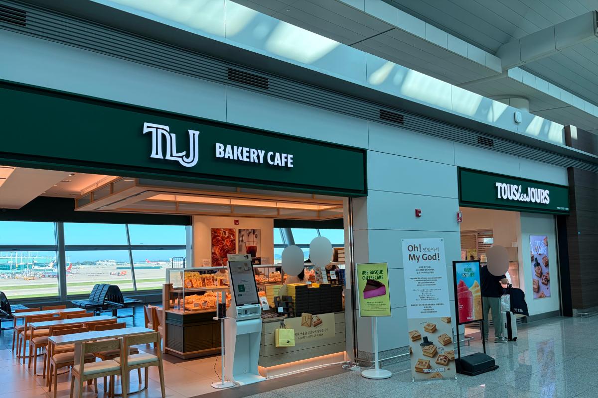 TOUS les JOURS Инчон нисэх онгоцны буудал T1 Concourse салбар 1
