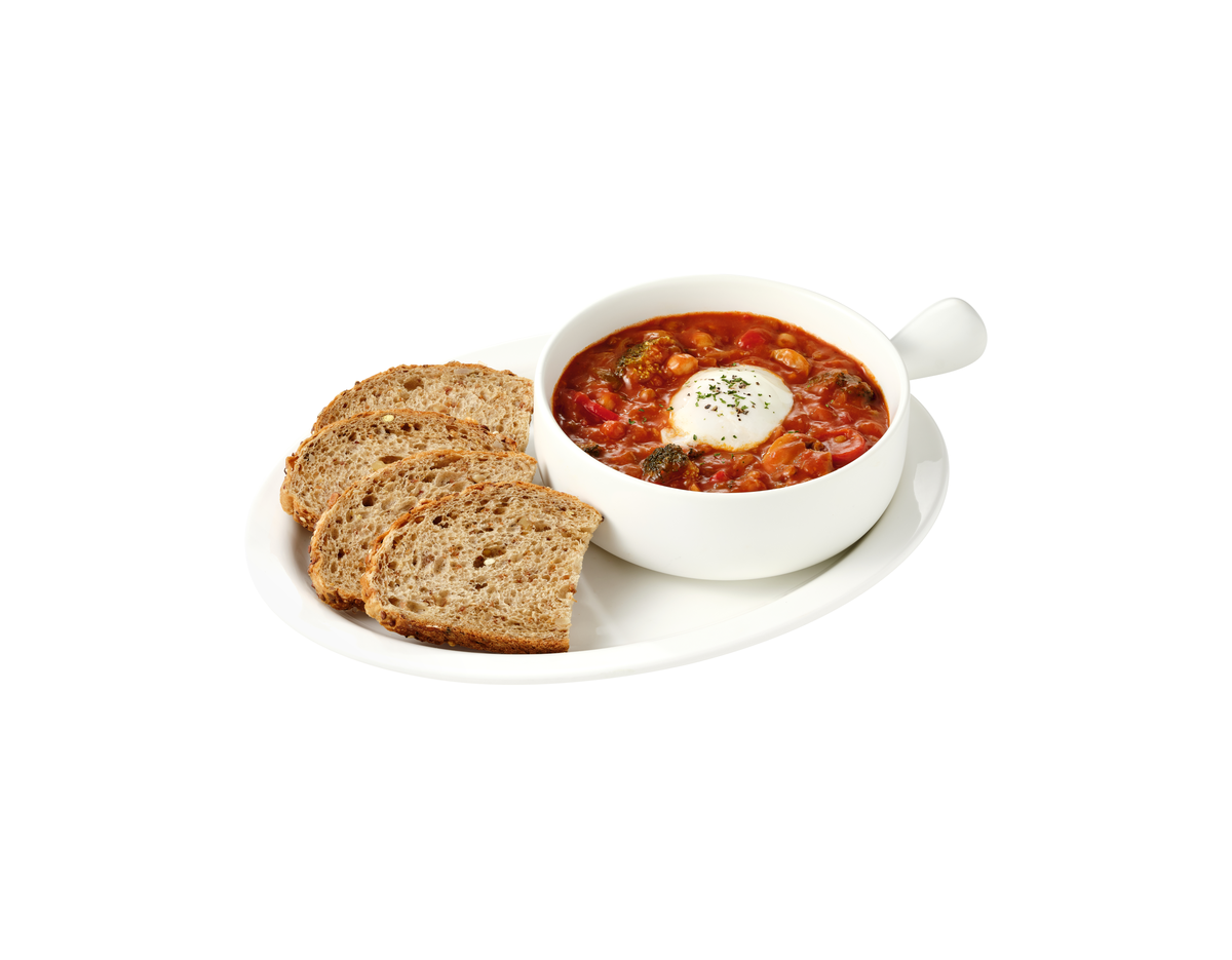 Egg Tok Tomato Soup Platter