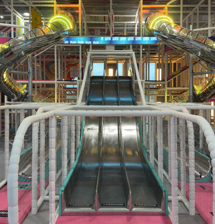 Family indoor activity area at Bounce Universe Busan