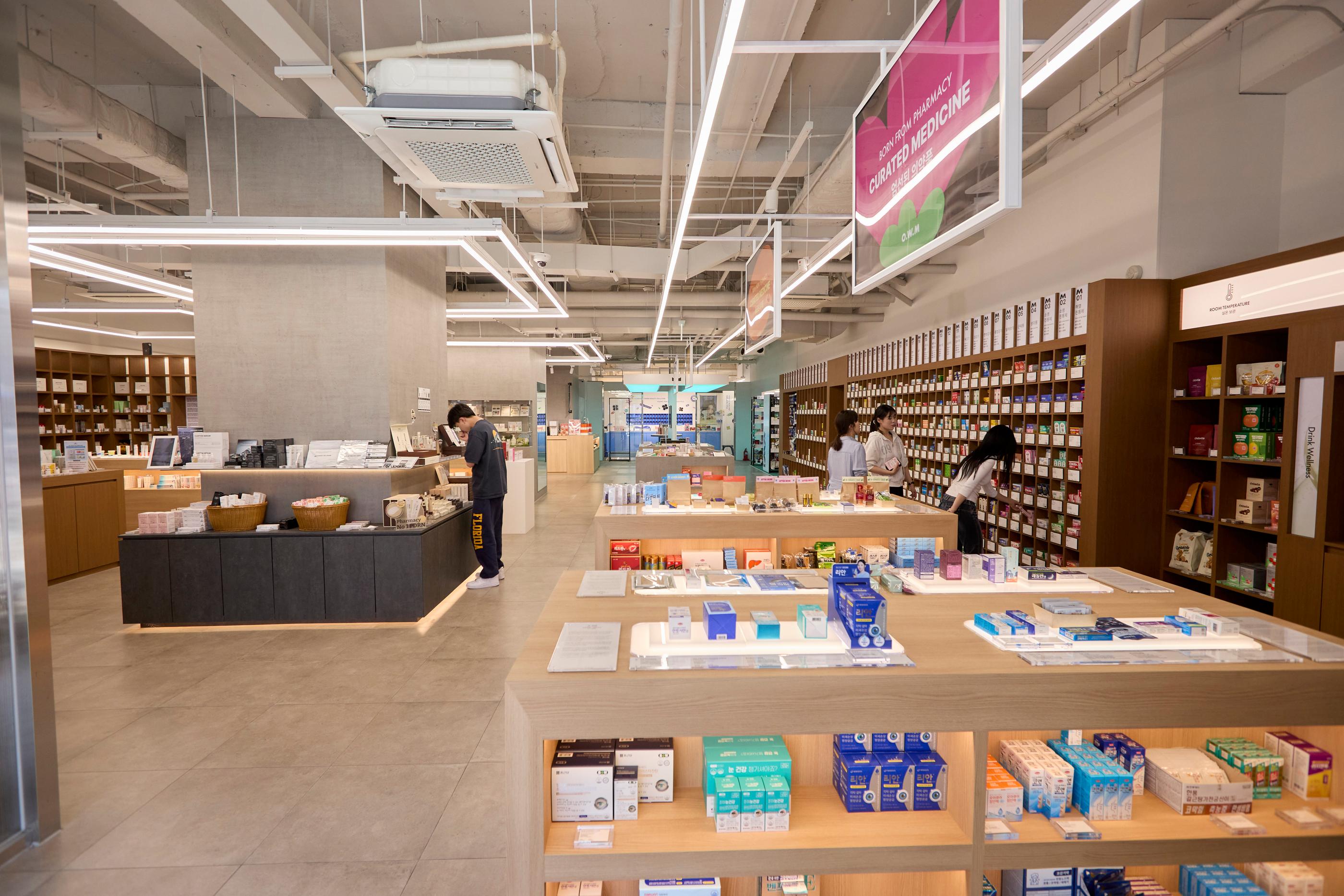 Pharmacy interior