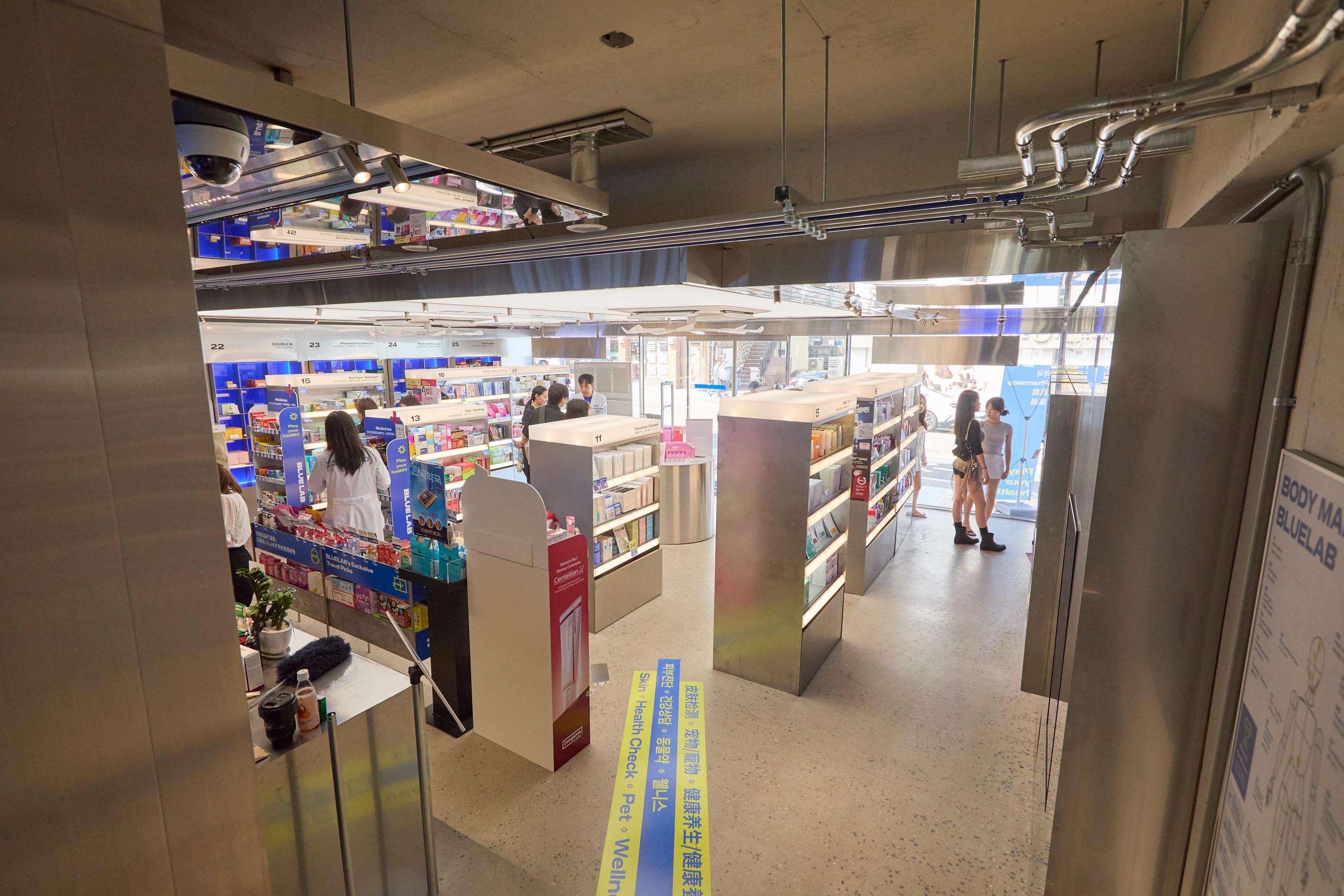 Pharmacy interior