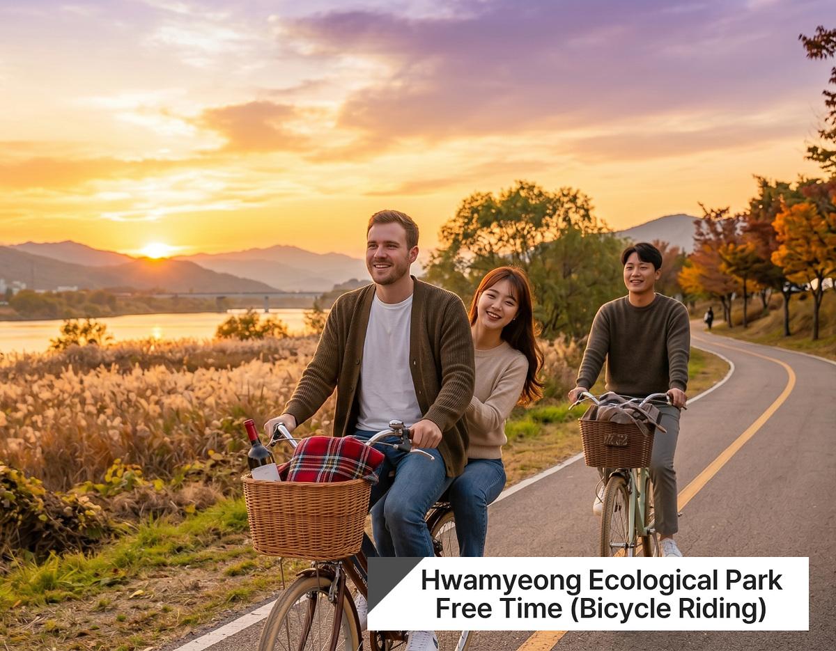 Busan Local Market & Picnic with Riverside Cycling Tour
