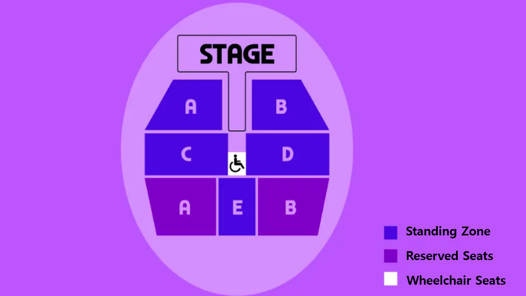 One Summer Night with K-pop Season 2 Seating Plan