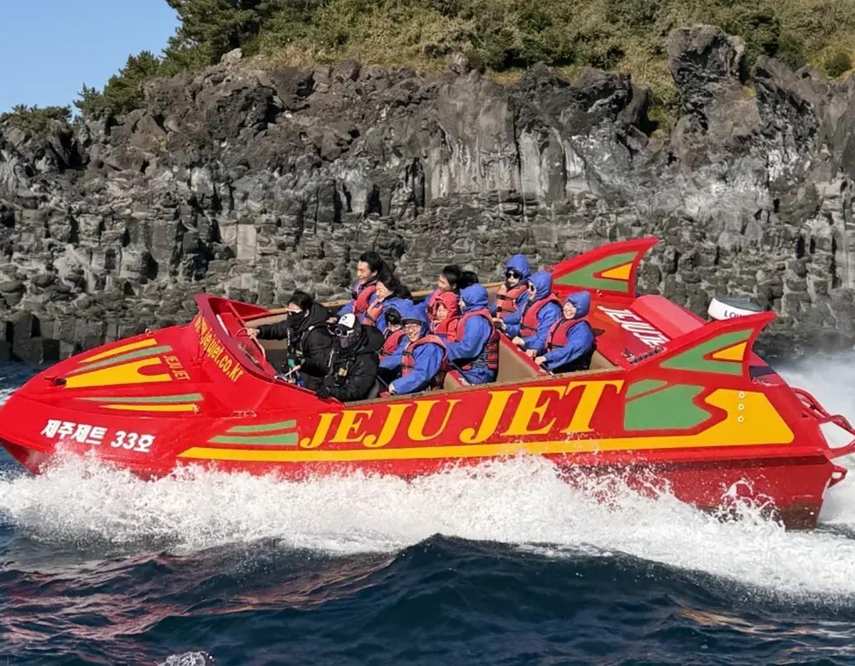济州Jet喷射快艇与拖曳伞体验