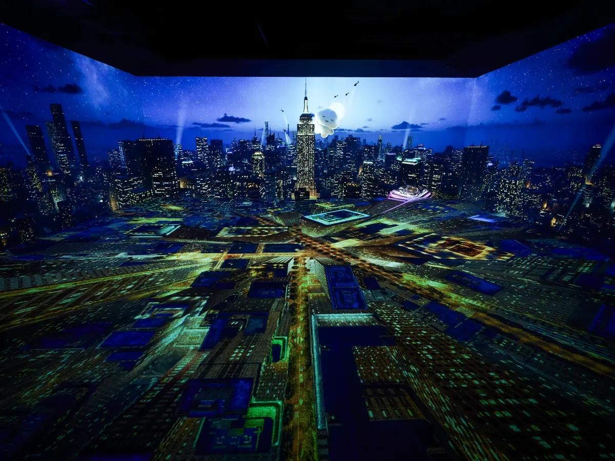 Sky Voyage Theatre immersive media projection