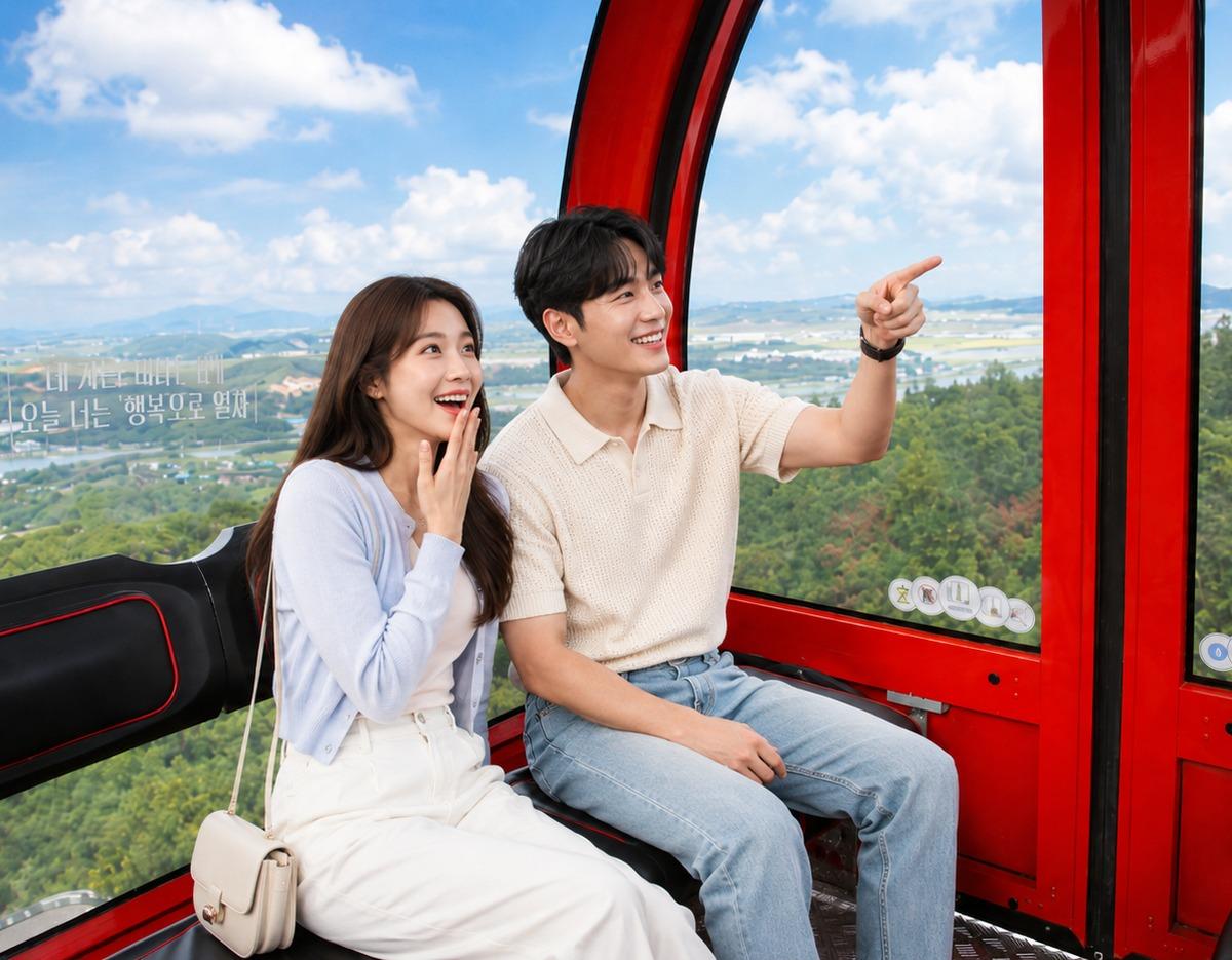 江華 海濱度假村纜車登車情形