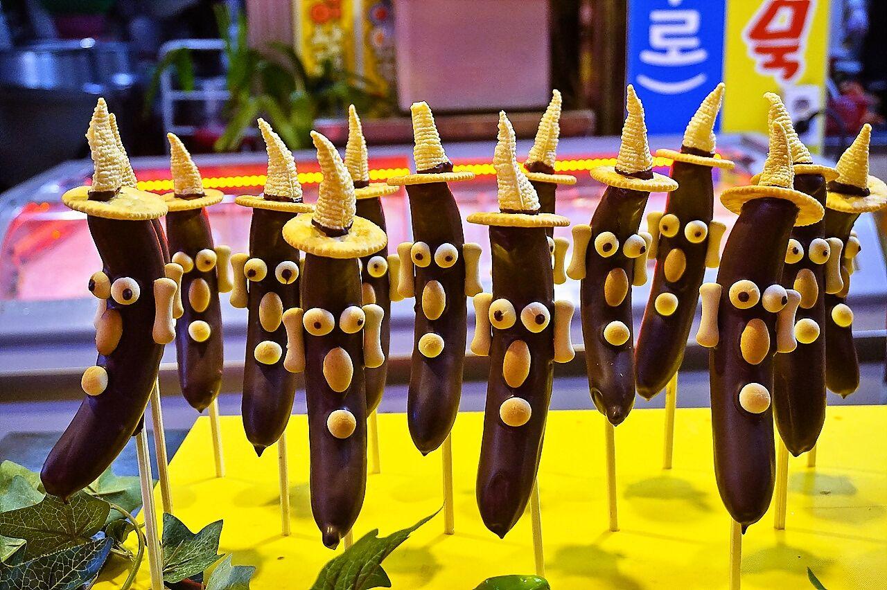 Enjoyable street food display at 부평깡통시장 event in Korea