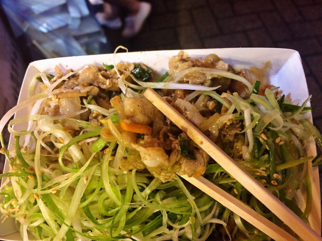 Photo of traditional Korean dish, featuring ingredients from the 부평깡통시장 market. Includes legumes, leaf vegetables.