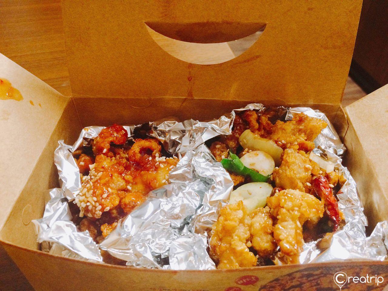 Желтая жареная курица (магазин Haundae woodong) image 3