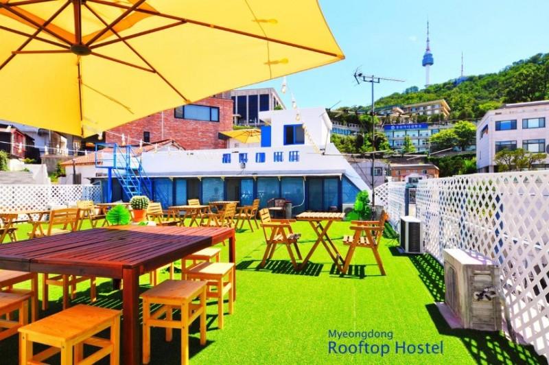 Seoul Myeongdong Rooftop Hostel-16