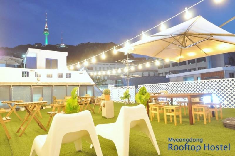 Seoul Myeongdong Rooftop Hostel-17