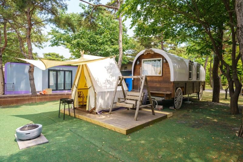 Pocheon Pine Tree Glamping Poolvilla-18