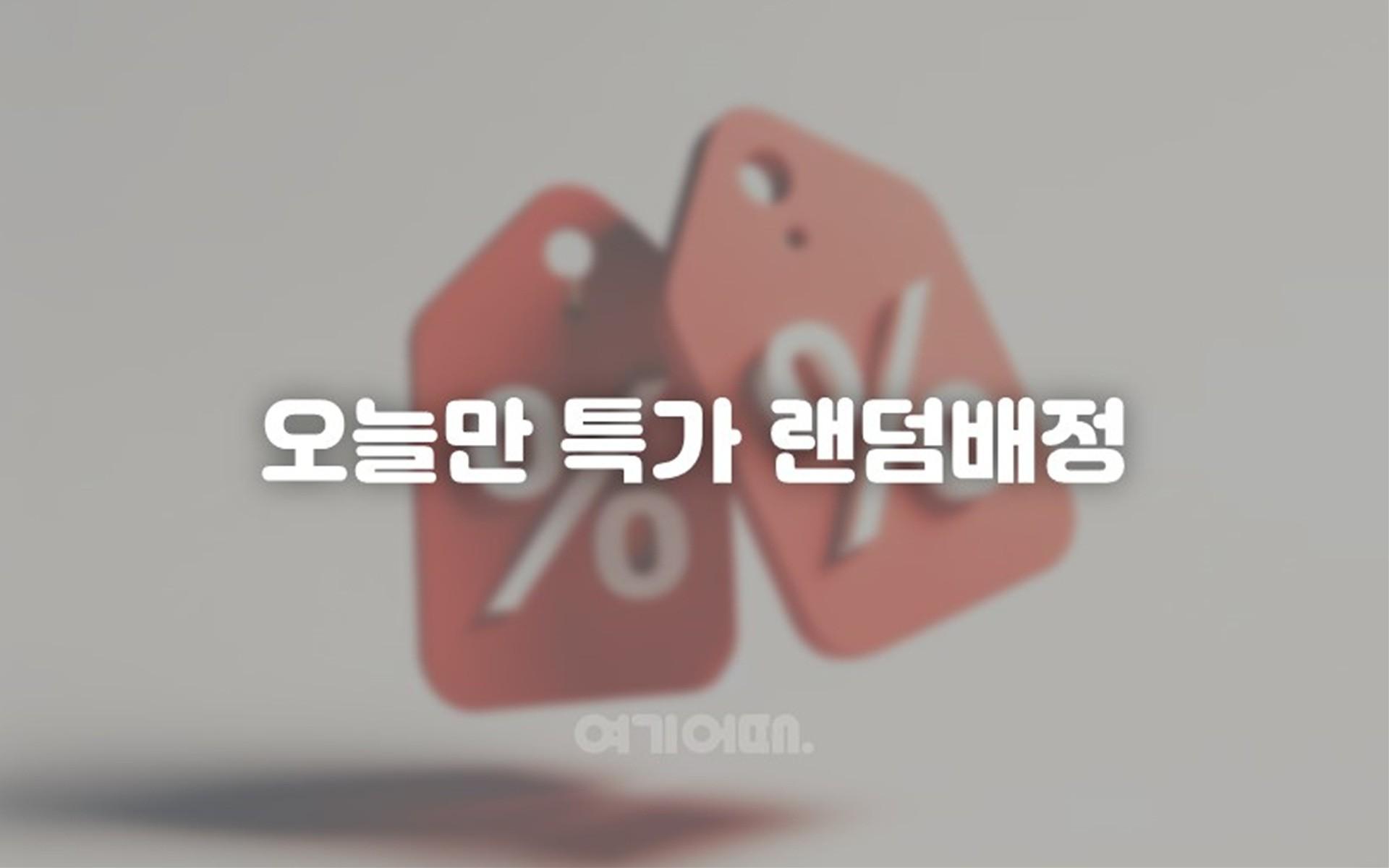 오늘만 (랜덤)특가할인