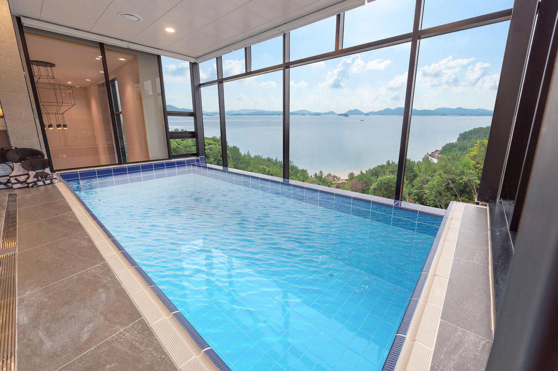 Geoje Island Be-Class Private Kids Pool Villa Jungle Dome