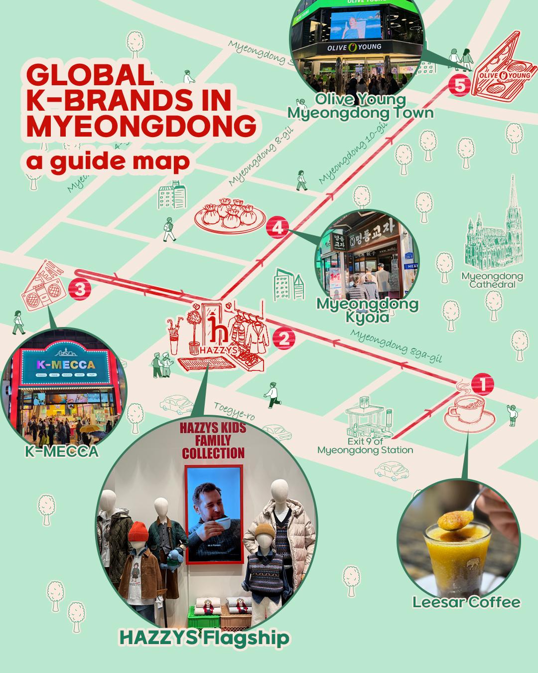 My Myeongdong Travel Route