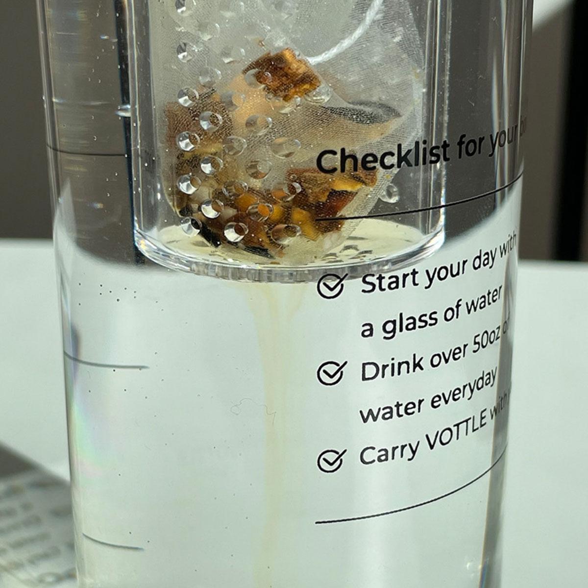 時間茶水兩用瓶