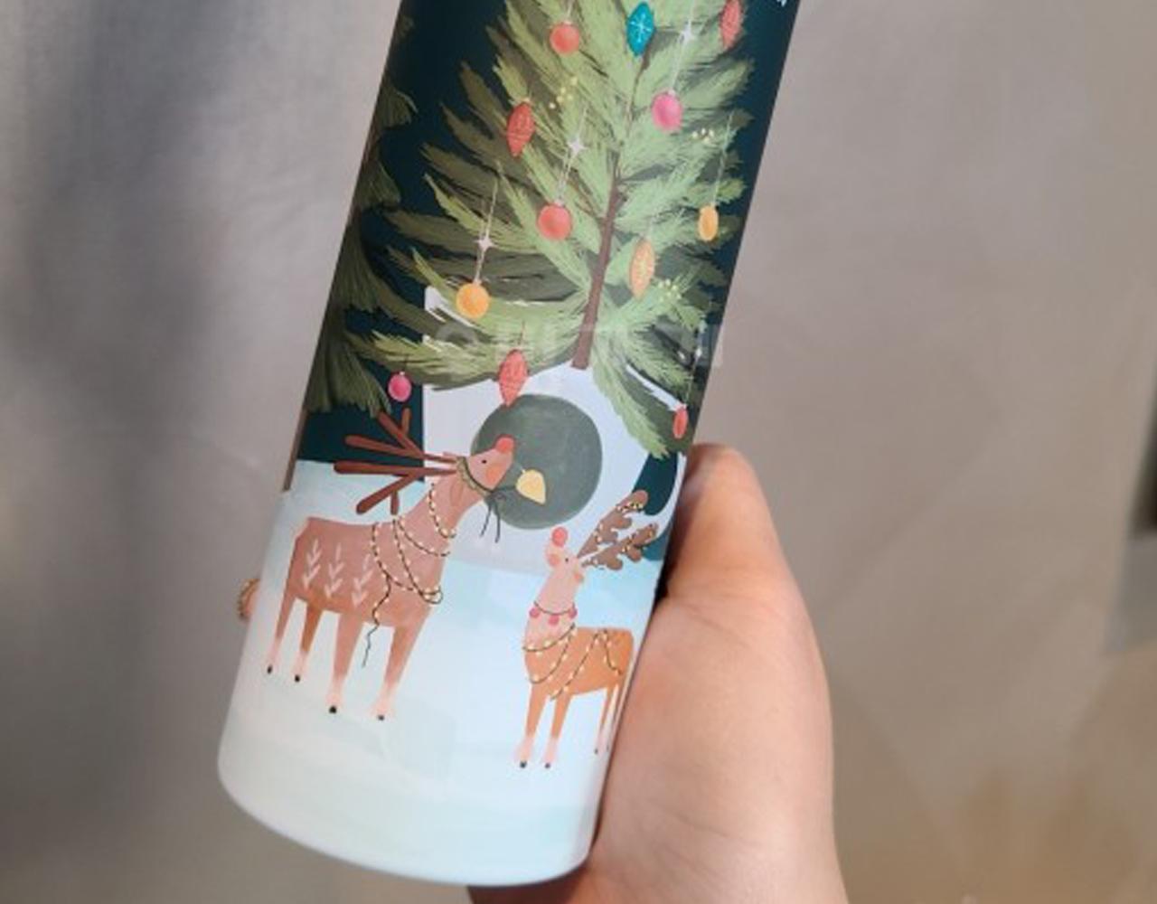 聖誕麋鹿保溫杯
