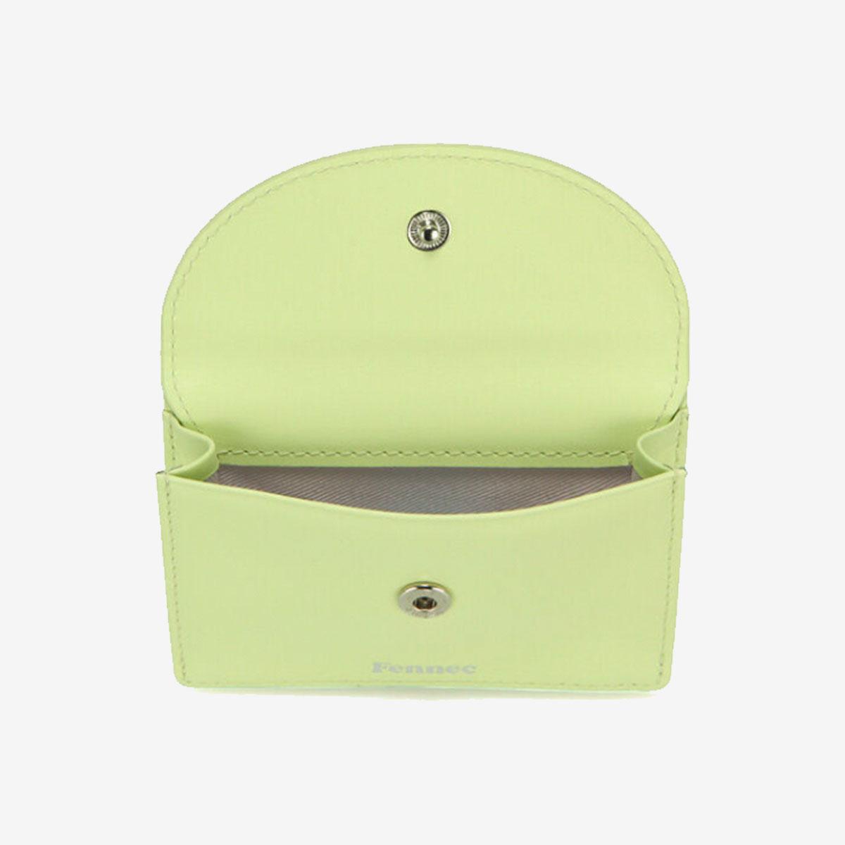 Halfmoon Mini Wallet สี Lime