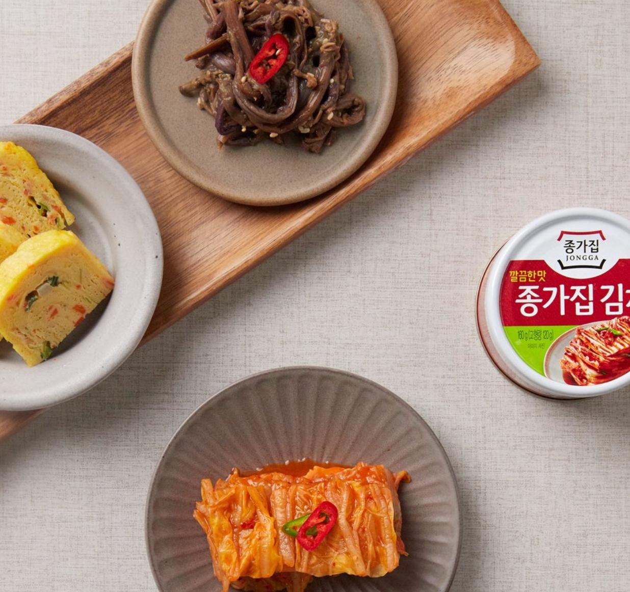 jongga jib Korea Kimchi as a side dish