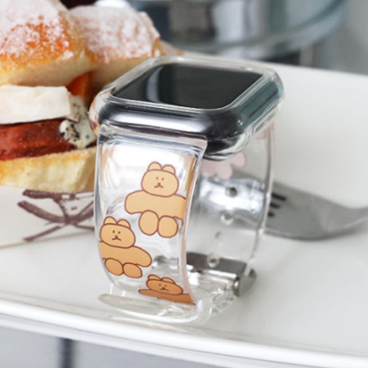Apple watch透明錶帶（Donut Bear）