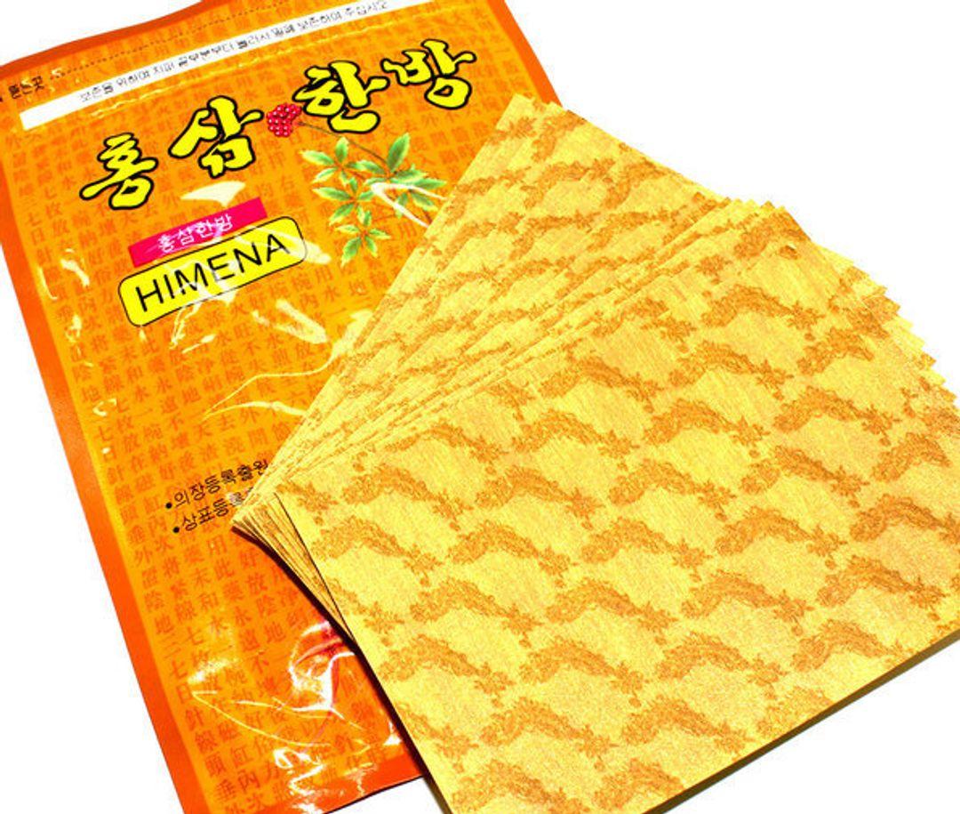 korean brand himena red ginseng patch pack and patches 