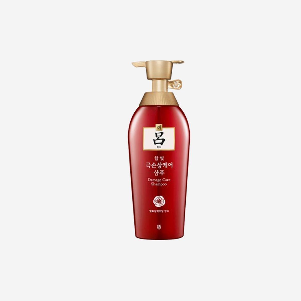 korean brand ryo's Hambit Damage Care Shampoo bottle