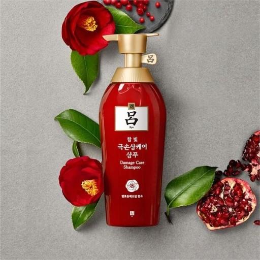 Korean brand Ryo's hambit damage care shampoo bottle
