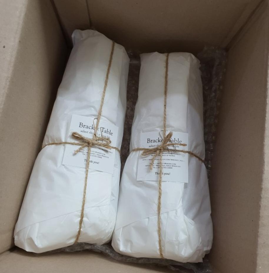 reusable tumblers in packaging from Bracket Table in Korea
