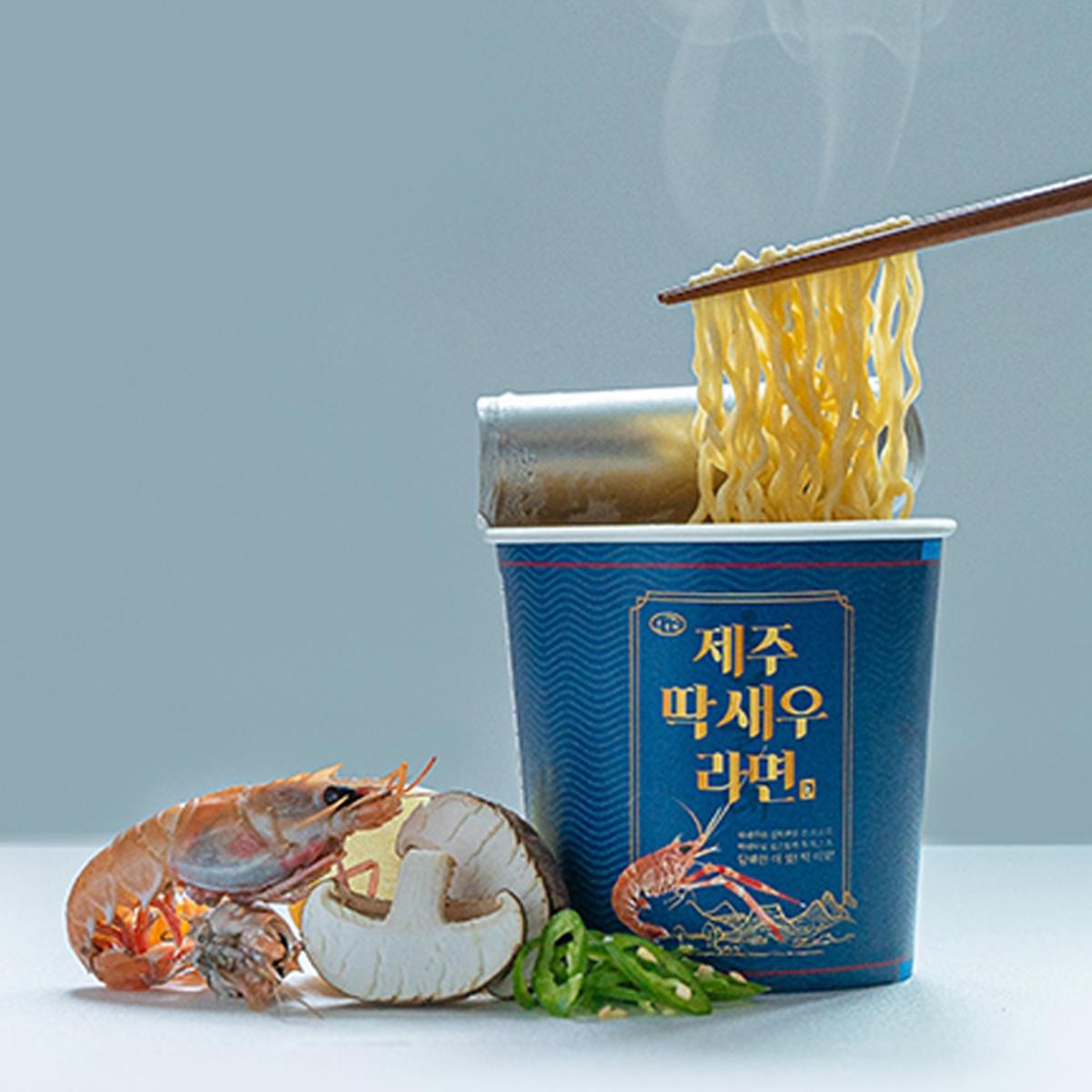 濟州硬殼蝦碗裝泡麵（68g）
