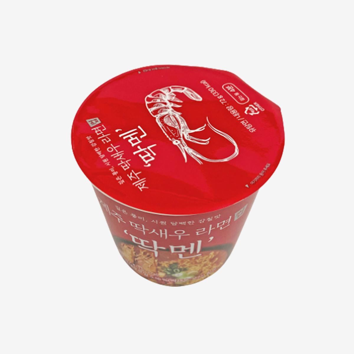 濟州硬殼蝦口味碗裝湯麵（72g）