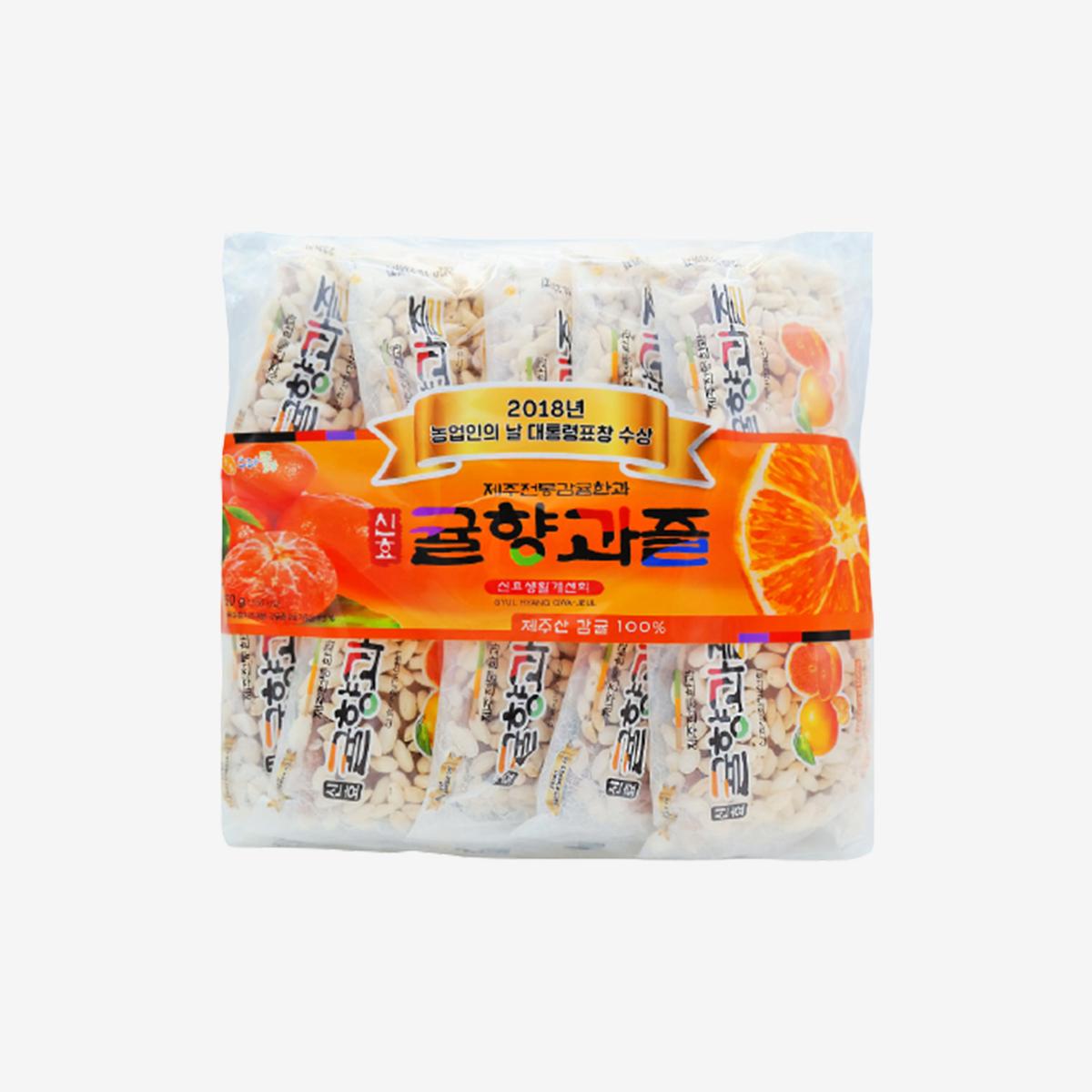 濟州柑橘米菓（10個入）